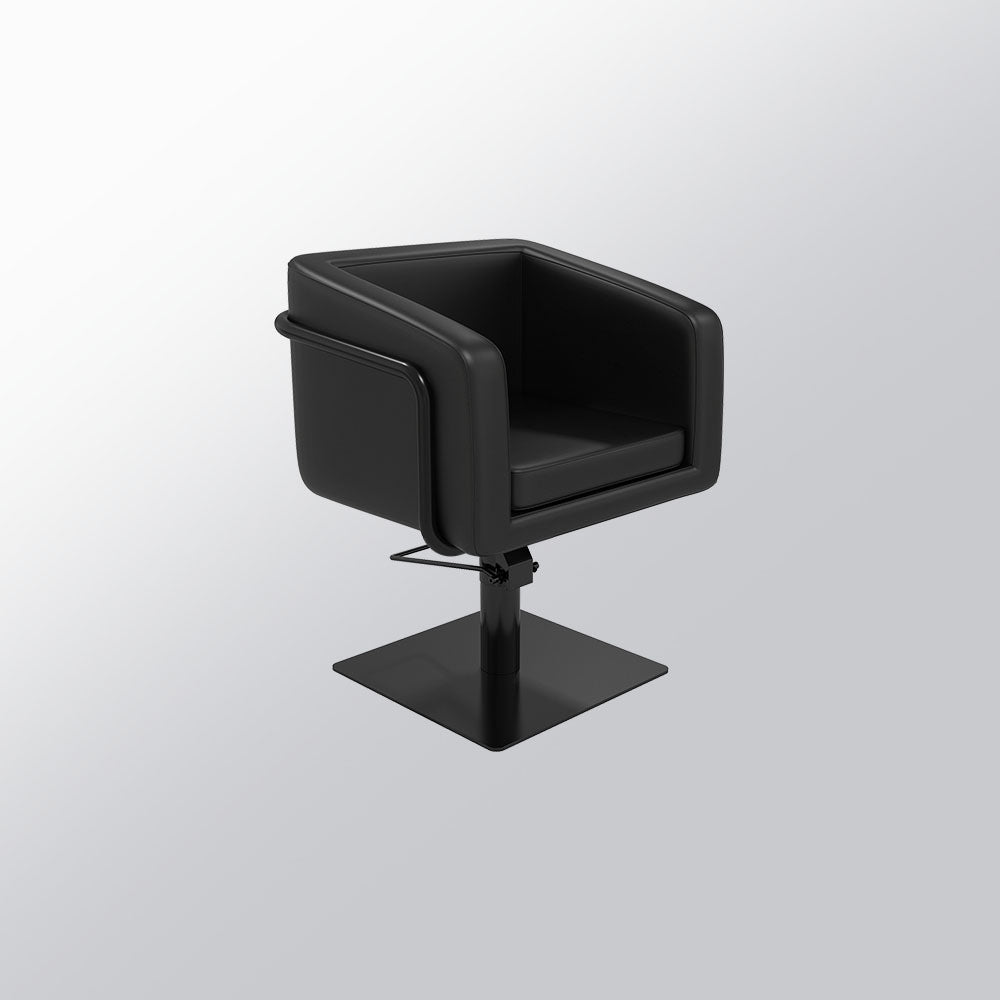 Mirplay Egan Styling chair in square base color black(BROWN)