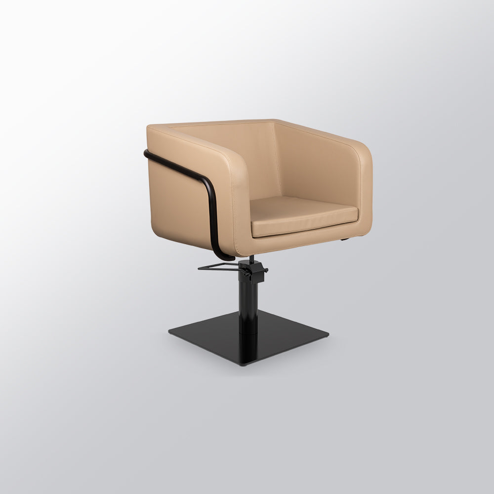 Mirplay Egan Styling Chair – Brown (Square Base)