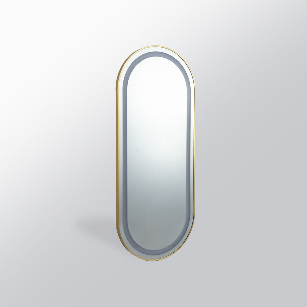 Mirplay Loop CG Mirror in golden color edge