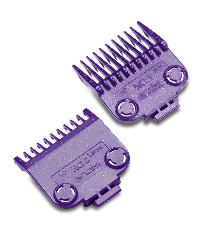Andis Magnetic Comb Set 2pc No. 0, No. 1