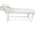 Karma Napier Beauty Bed Massage Table 09050410 - White