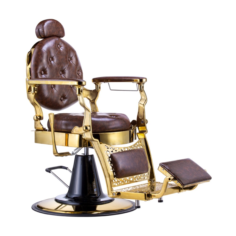 Karma Gold Coast Barber Chair 04030203 - Brown/gold