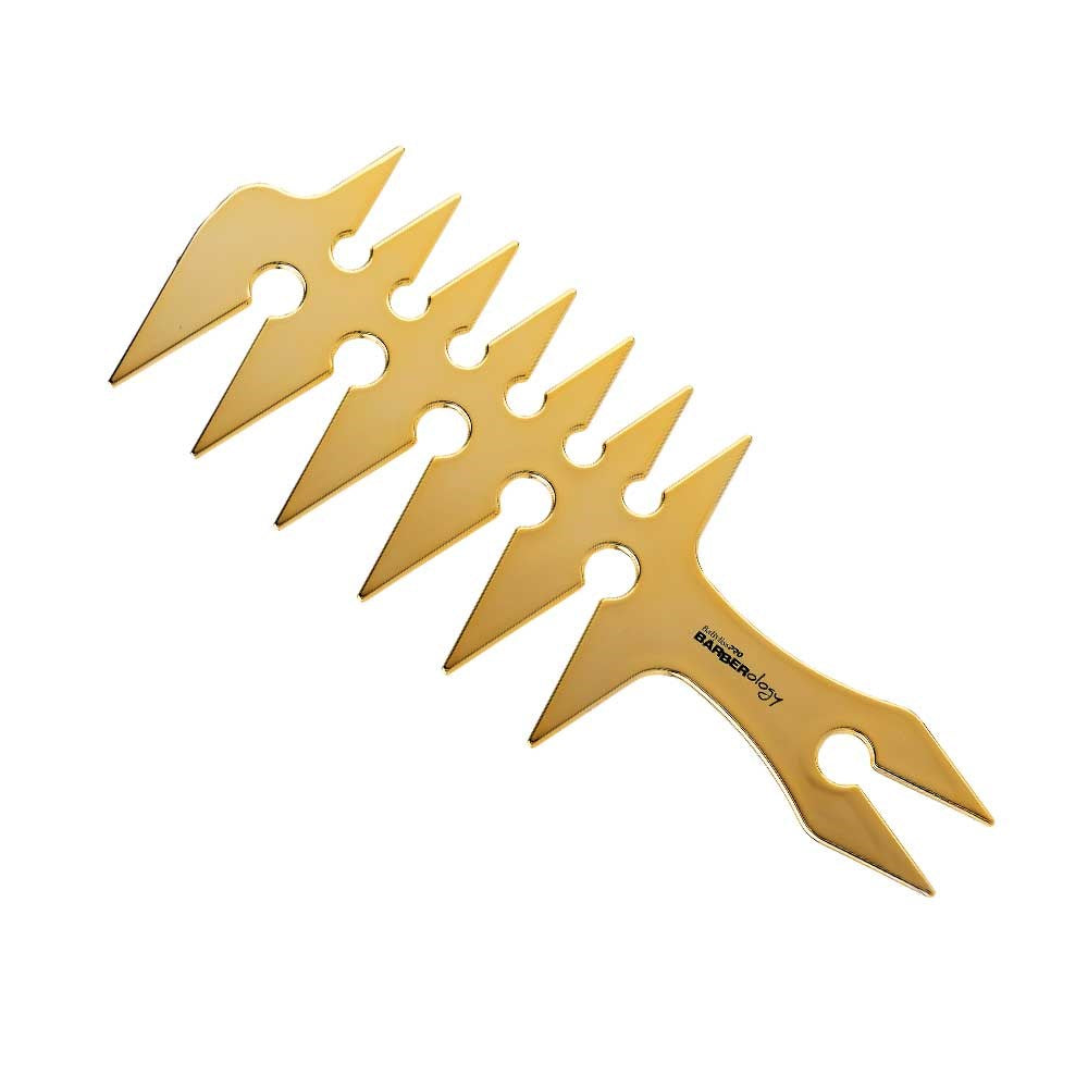 Babylisspro Barberology Gold Wide Tooth Styling Comb