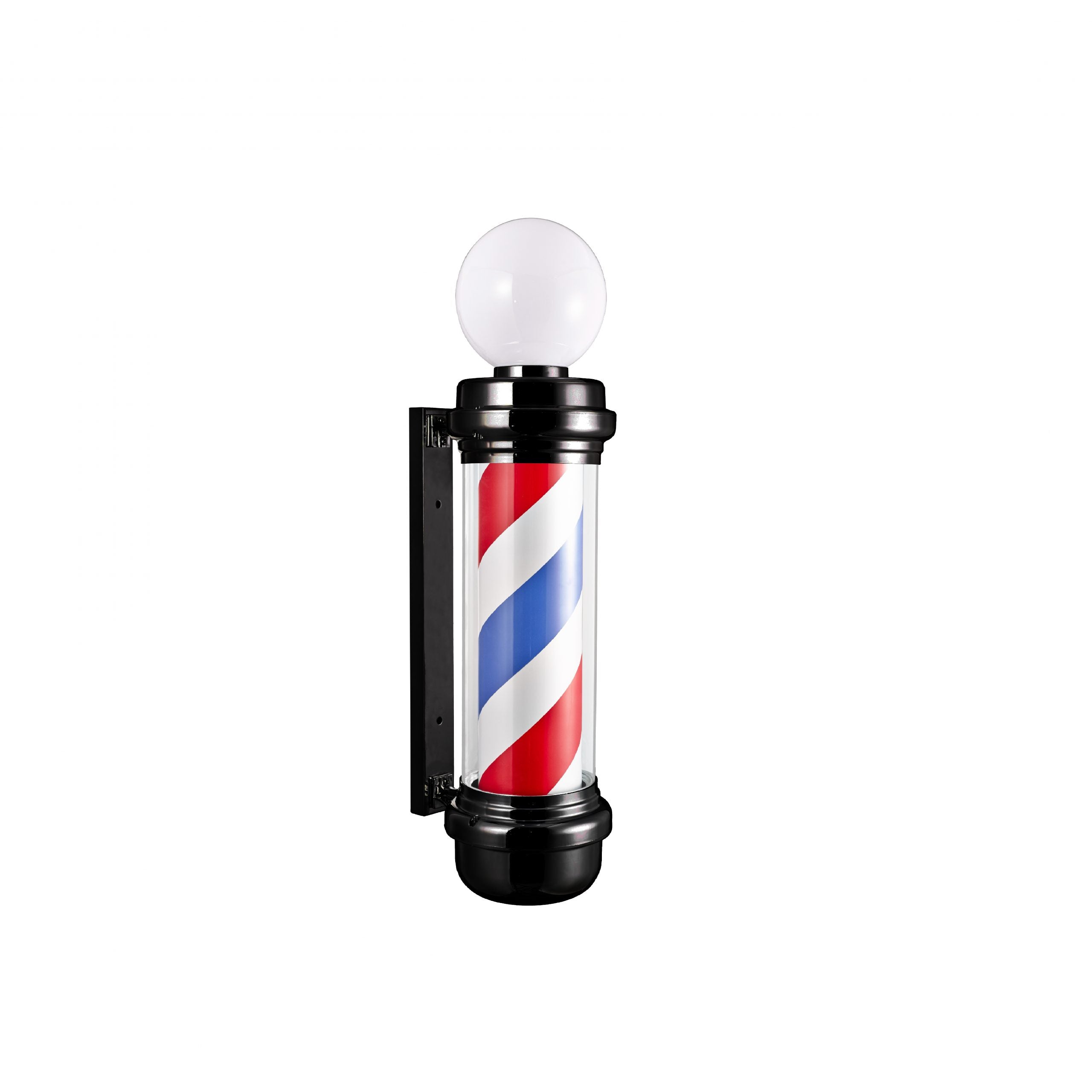 Karma Barber Pole No 3 Black With Top Light 1102c