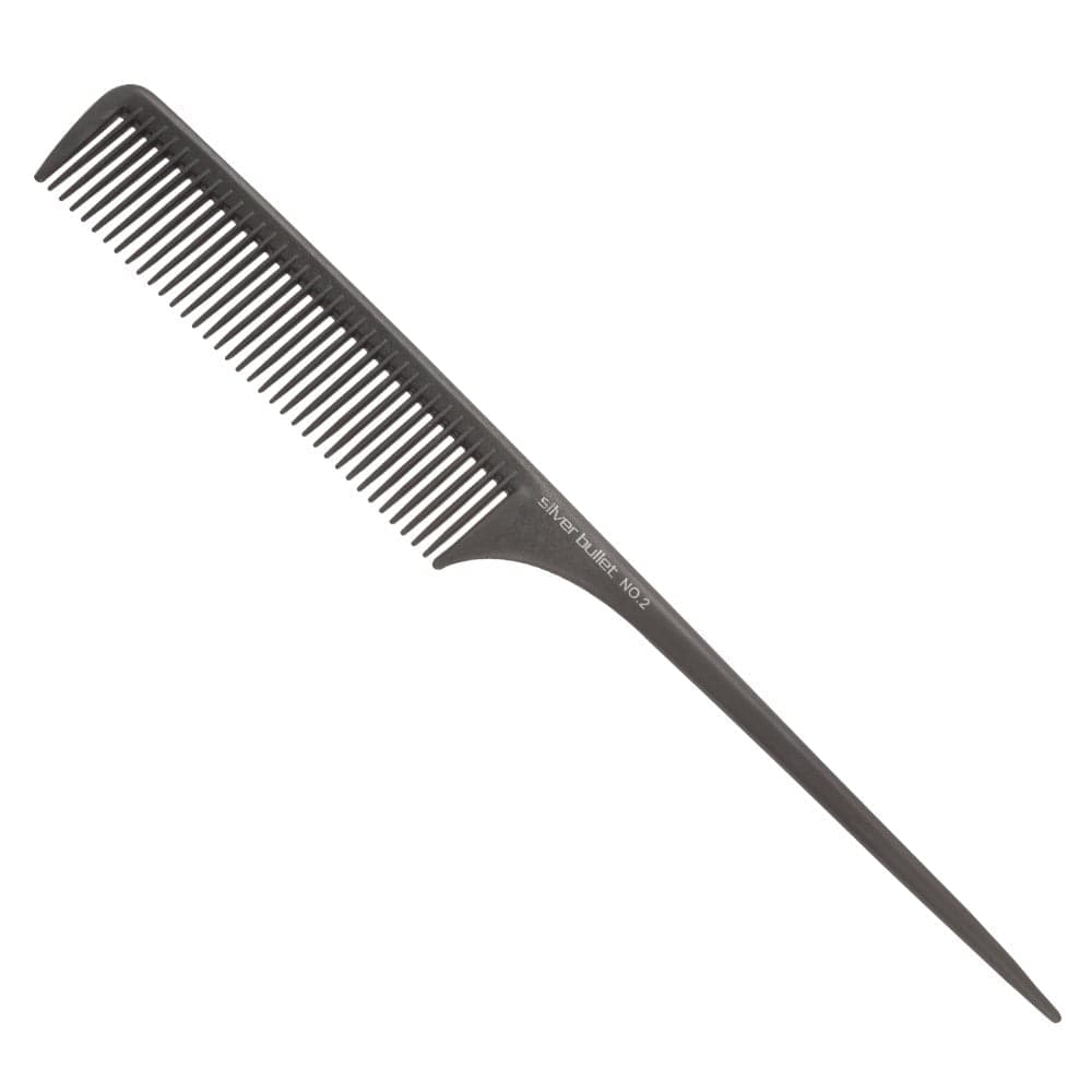 Silver Bullet Carbon Tail Comb No. 2