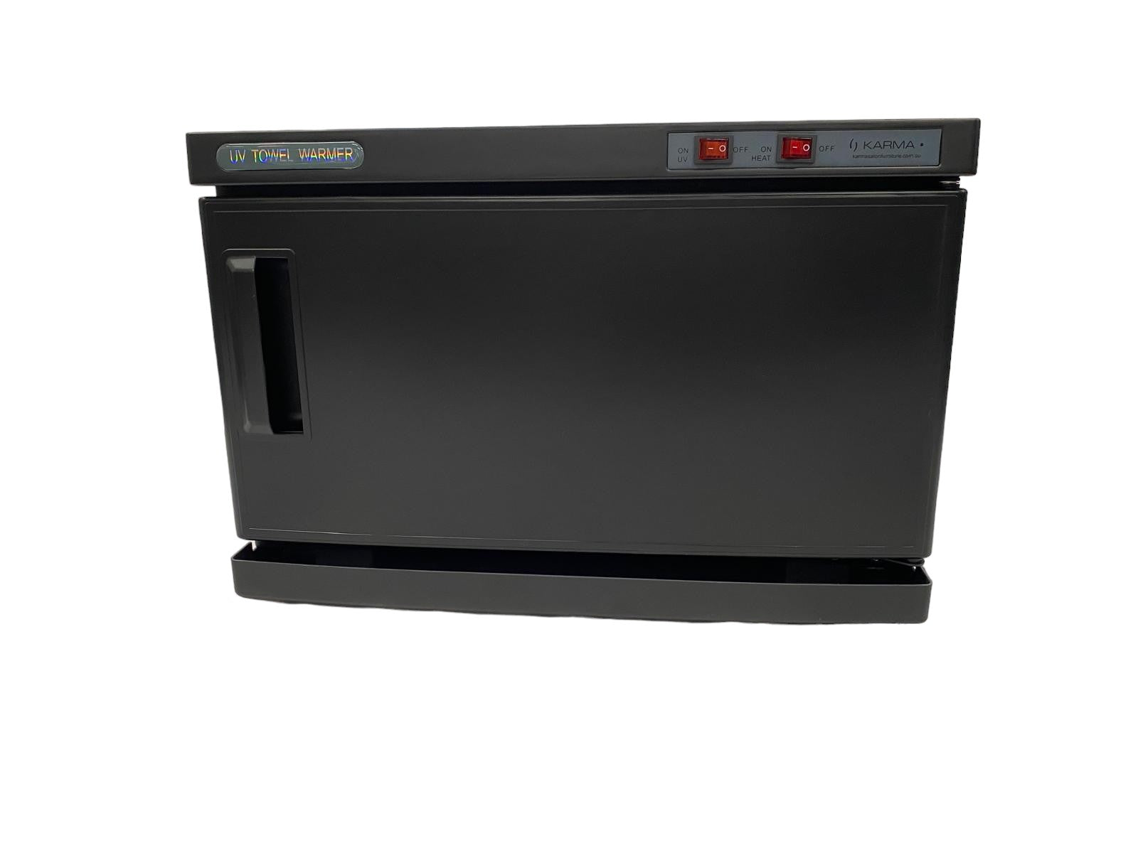 Karma Uv Salon Single Door Hot Towel Warmer Black 18l 01010118
