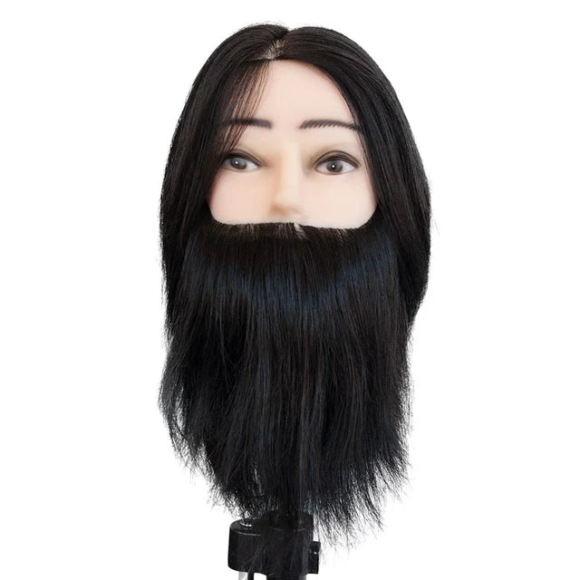 Dateline Professional Mannequin Medium Protein Fibre Hair Black - John