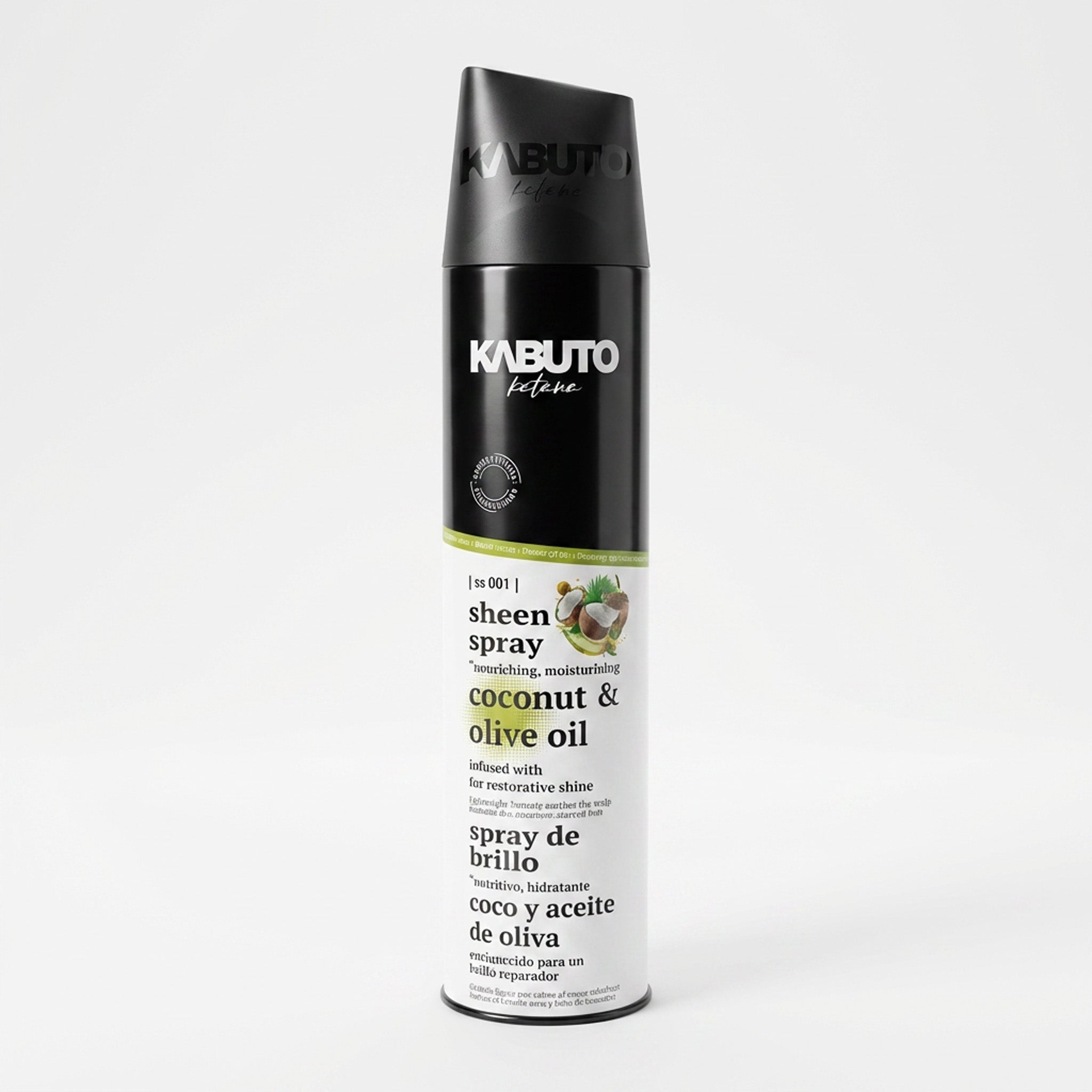 KABUTO HAIR STYLING SHEEN SPRAY COCONUT & OLIVE OIL ( SS 001 ) 400 ML