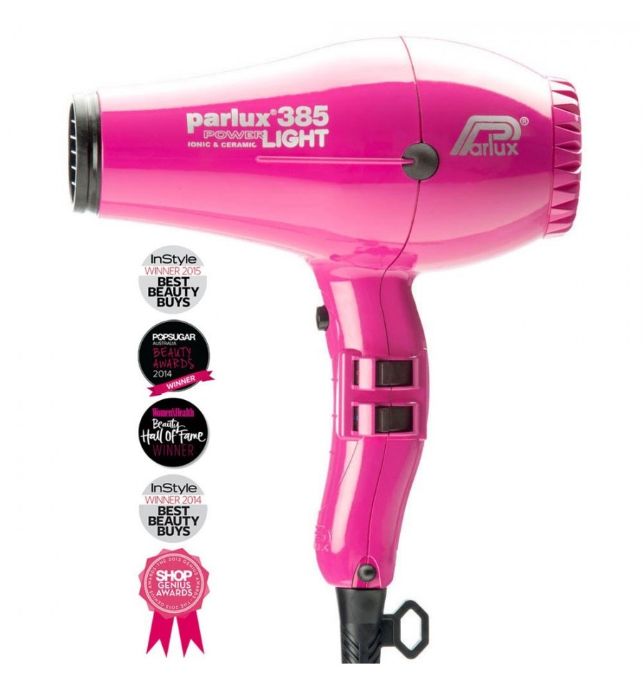 Parlux 385 Power Light Ionic and Ceramic Hair Dryer 2150W Fuscia Pink