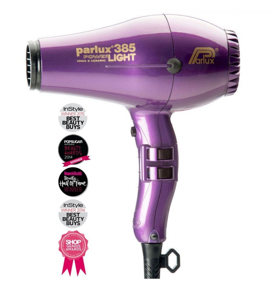 Parlux 385 Power Light Ionic and Ceramic Hair Dryer 2150W Violet
