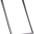 Dateline Black Rectangular Mirror With Handles On Both Ends