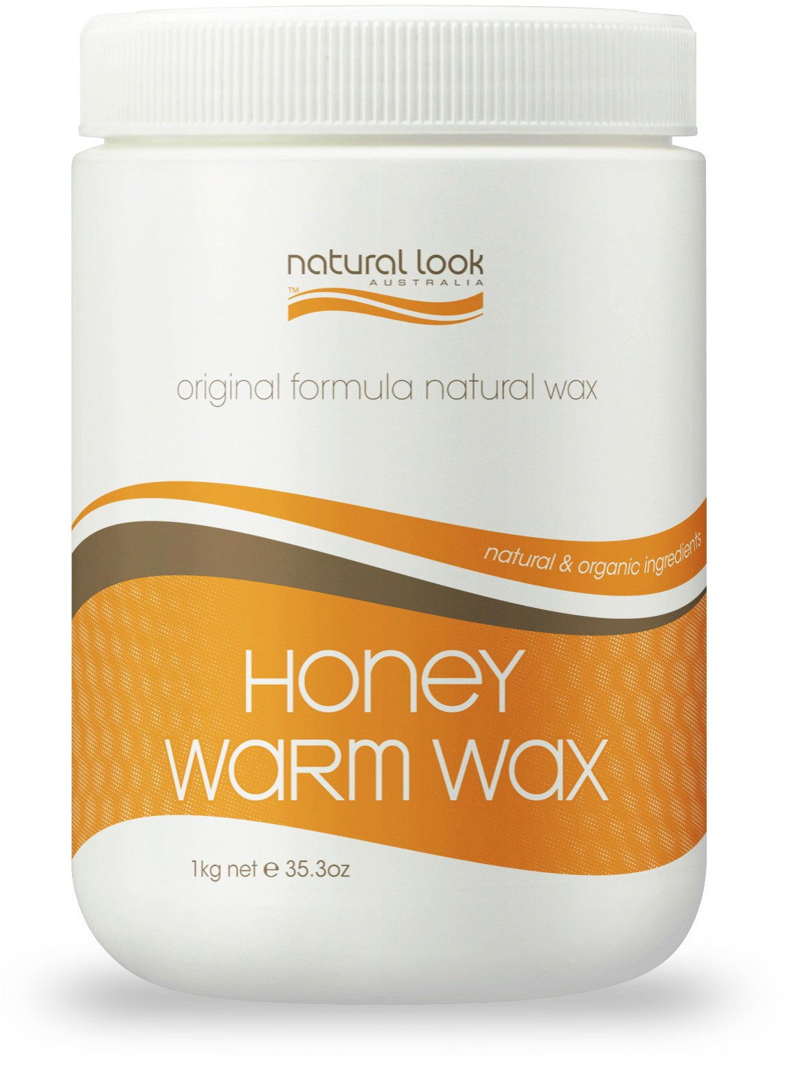 Natural Look Honey Warm Wax Strip Wax Tub 1kg