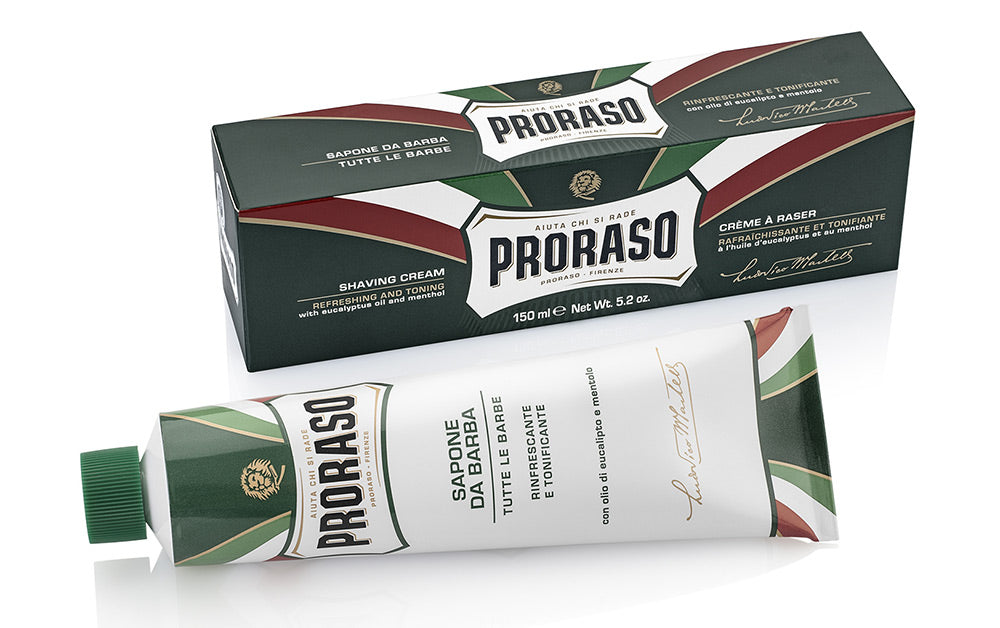 Proraso Shave Cream Tube Eucalyptus and Menthol Refresh 150ml