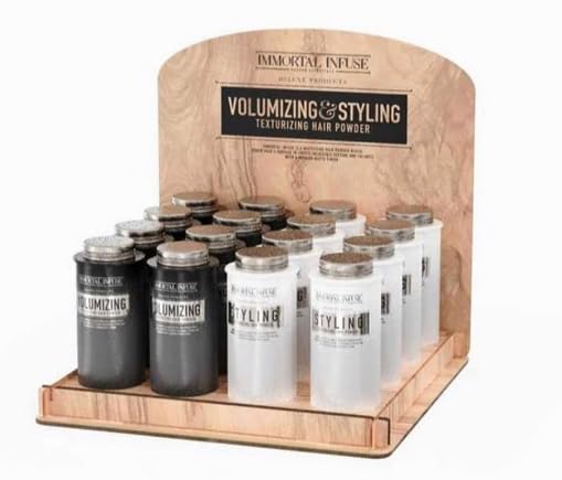 Immortal Infuse Volumising Powder 20g - 36 Piece With Display Stand