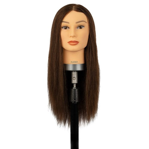 Dateline Professional Mannequin Long Indian Hair Brown - Alexia