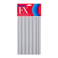 Hair Fx Long Flexible Rollers 12pc 18mm X 25cm Grey