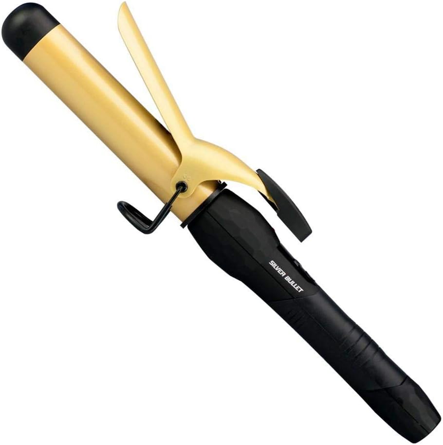 Silver Bullet Fastlane Ceramic Curling Iron Gold 32mm