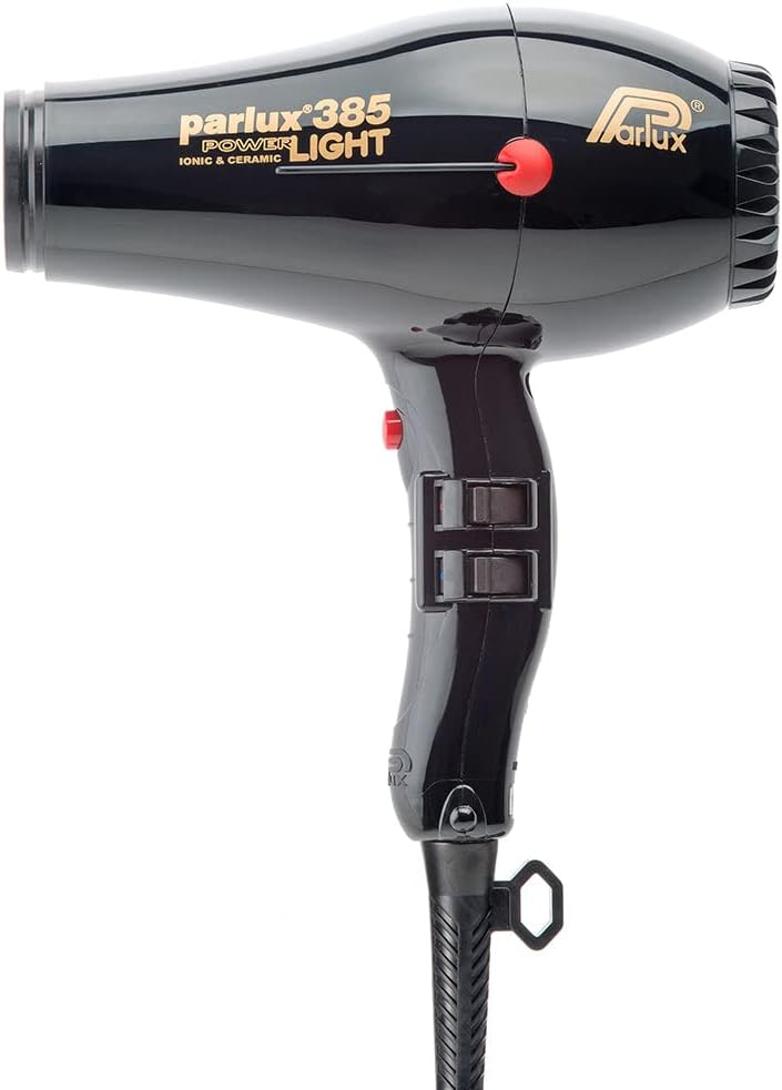 Parlux 385 Powerlight Ceramic & Ionic Dryer 2150W - Black