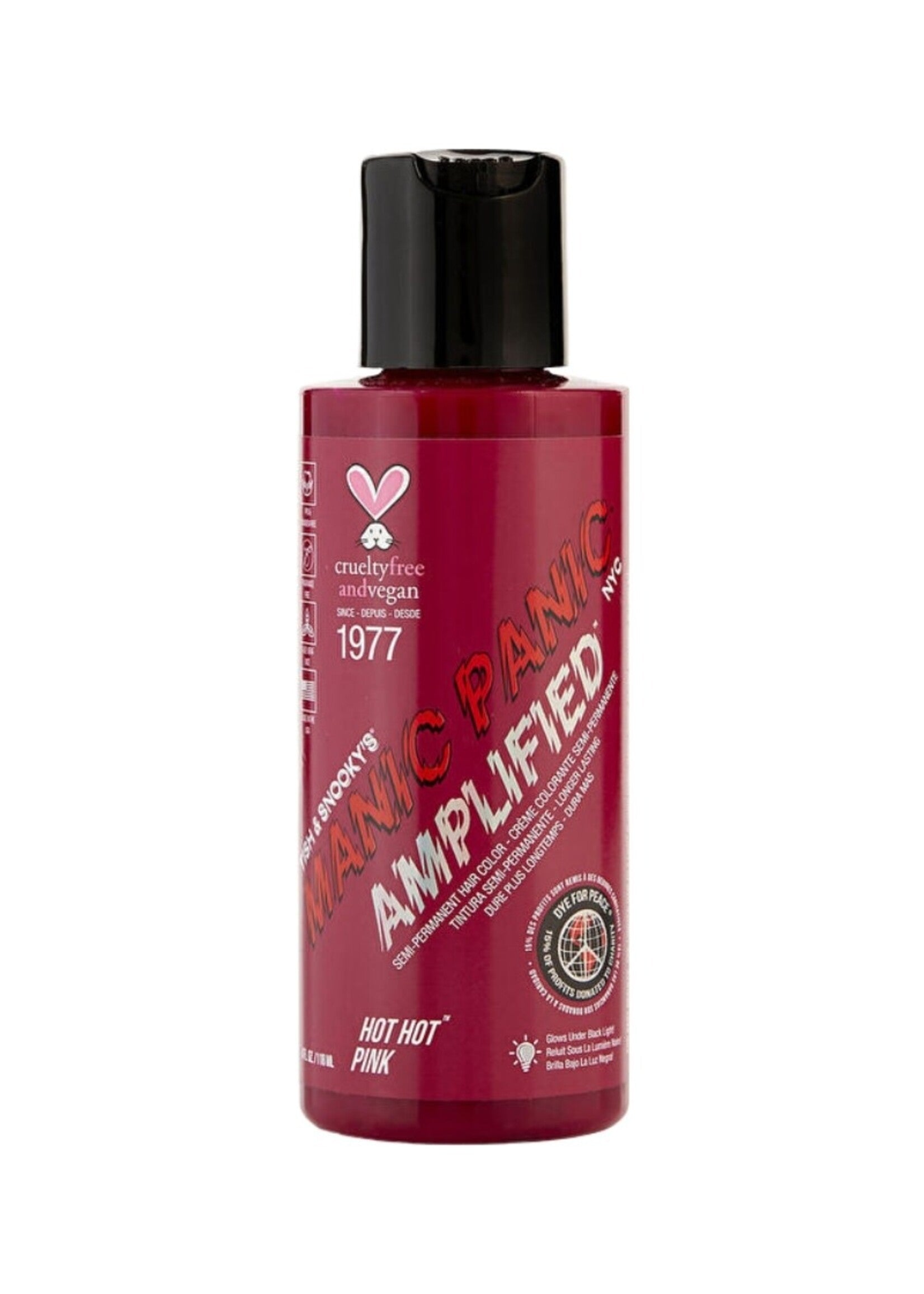 Manic Panic Hot Hot Pink Amplified Bottle 118ml