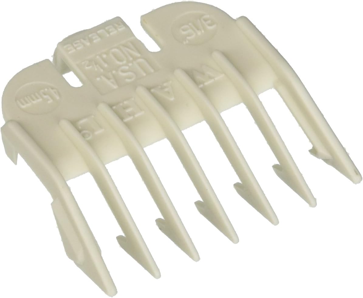 Wahl No. 1 1/2 Plastic Attachment Comb 1/2inch White