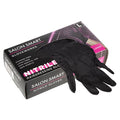 Salon Smart Black Nitrile Gloves 100pc - Large