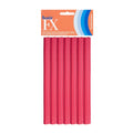 Hair Fx Long Flexible Rollers 12pc 12mm X 24cm Red
