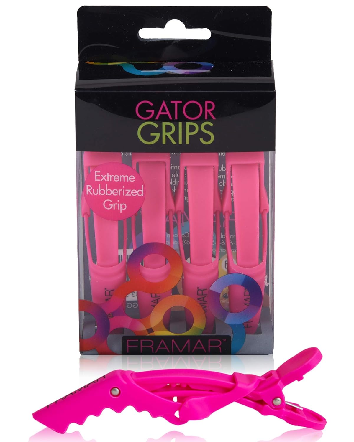 Framar Gator Grips Pink 4pk