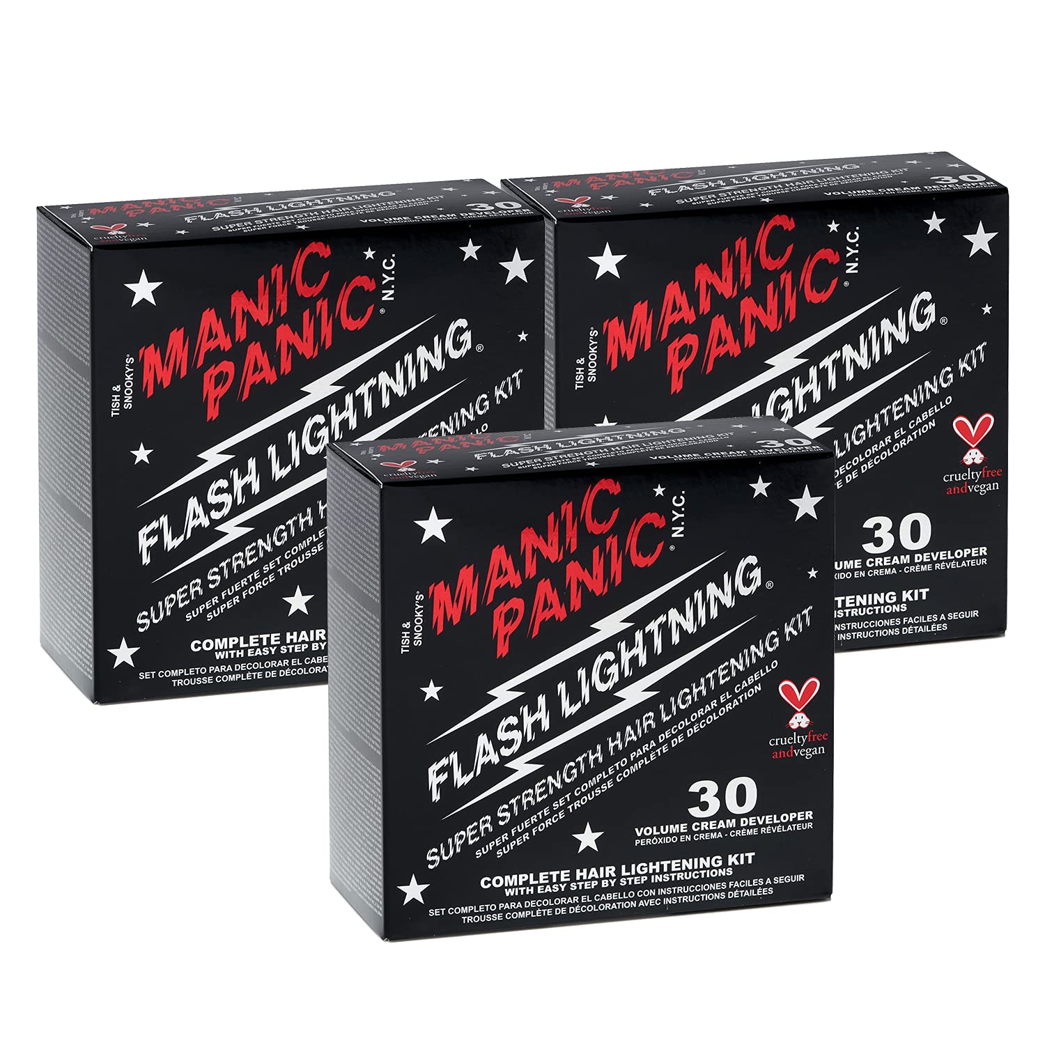 Manic Panic Flash Lightening Bleach Kit - 30 Volume Developer