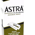 Astra Superior Platinum Double Edge Blades - 1 Carton Of 100 Packs