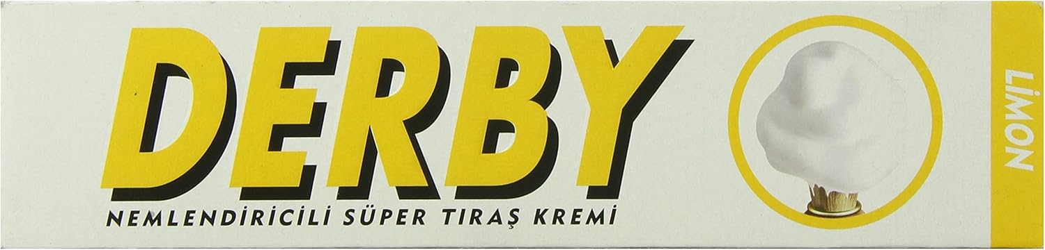 12x Derby Shaving Cream Tube Lemon 100g