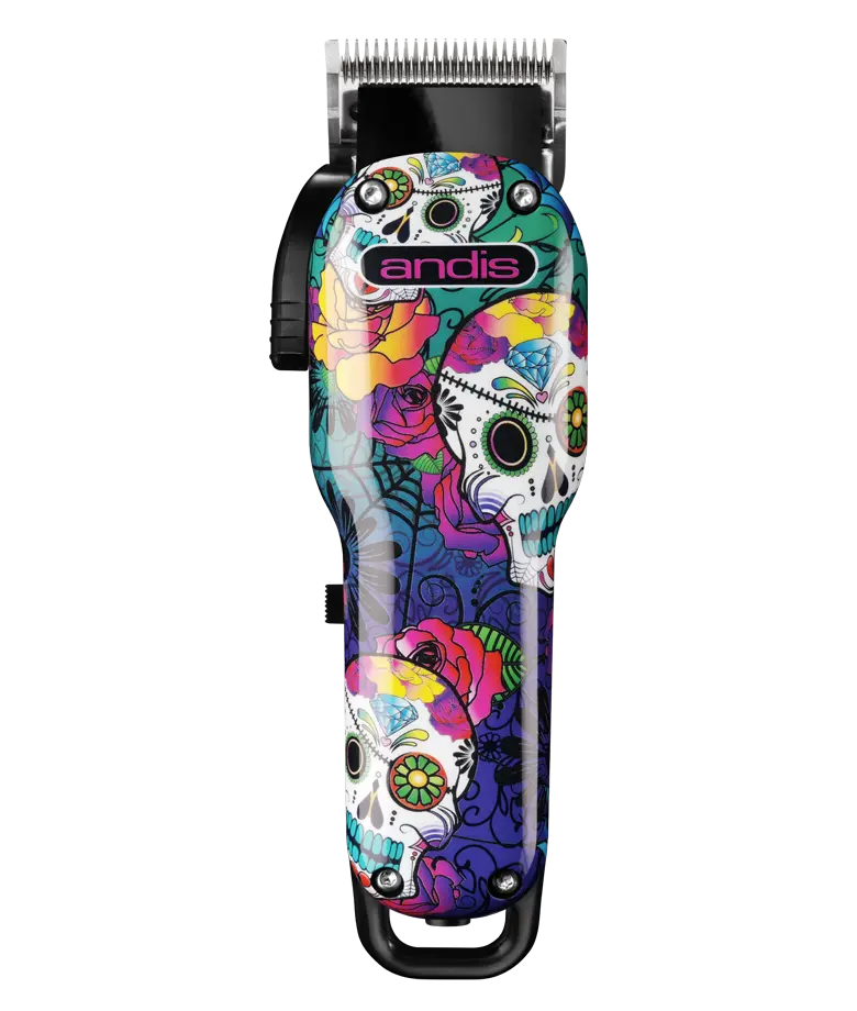Andis Cordless Us Pro Li Clipper Sugar Skull Design