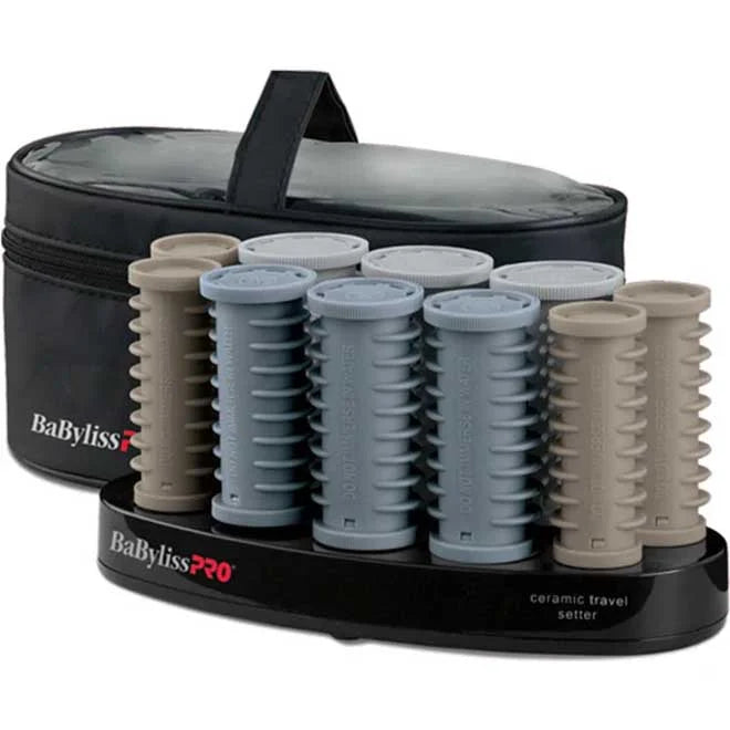 Babylisspro Ceramic Travel Setter Roller Set - 10pc