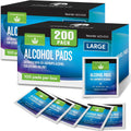 Natural Look 70percent Isopropyl Alcohol Swabs 200 Per Box