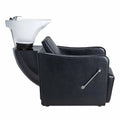 Mirplay Jordan Shampoo station with shine white basin Black