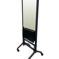 Karma Broome Double Sided Mobile Workstation With Mirror White 060904