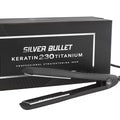 Silver Bullet Keratin 230 Titanium Wide Hair Straightener Silver 38mm