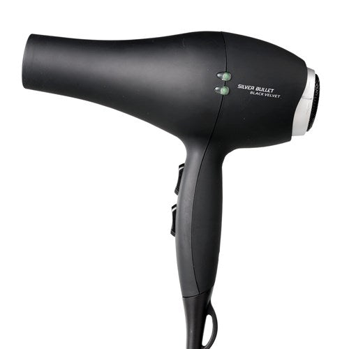Silver Bullet Black Velvet Hair Dryer 2000w Black