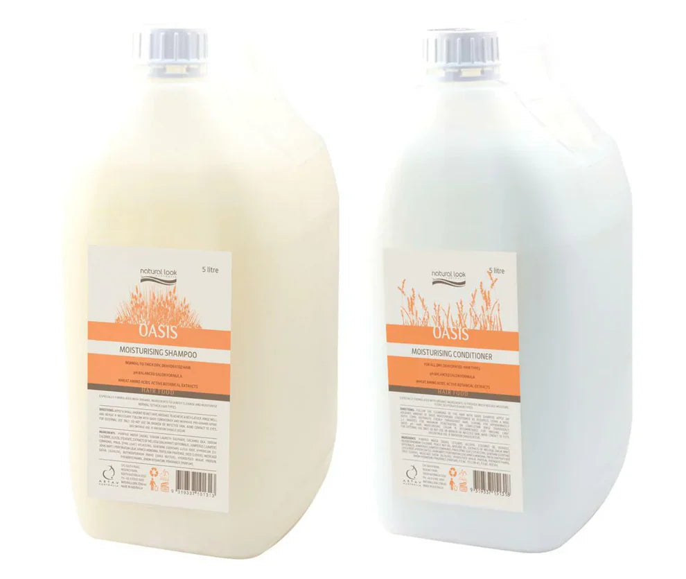 Natural Look Oasis Moisturizing Shampoo And Conditioner 5l Duo Bundle