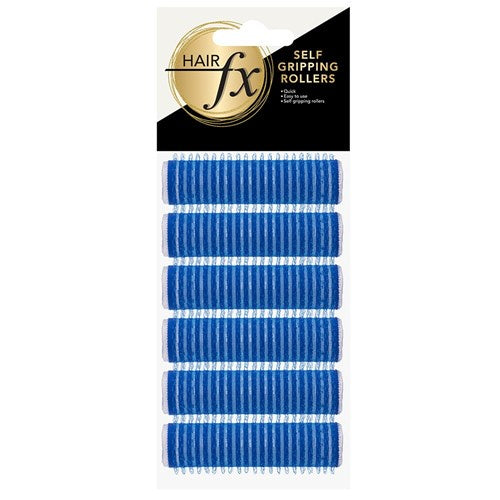 Hair Fx Self Grip Rollers 15mm Blue