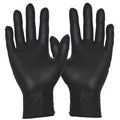 Black Air Nitrile Disposable Black Gloves 100 Pack - Extra Large