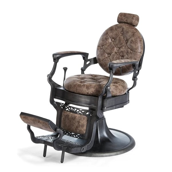 Mirplay Clint BR Salon Barber Chair Brown