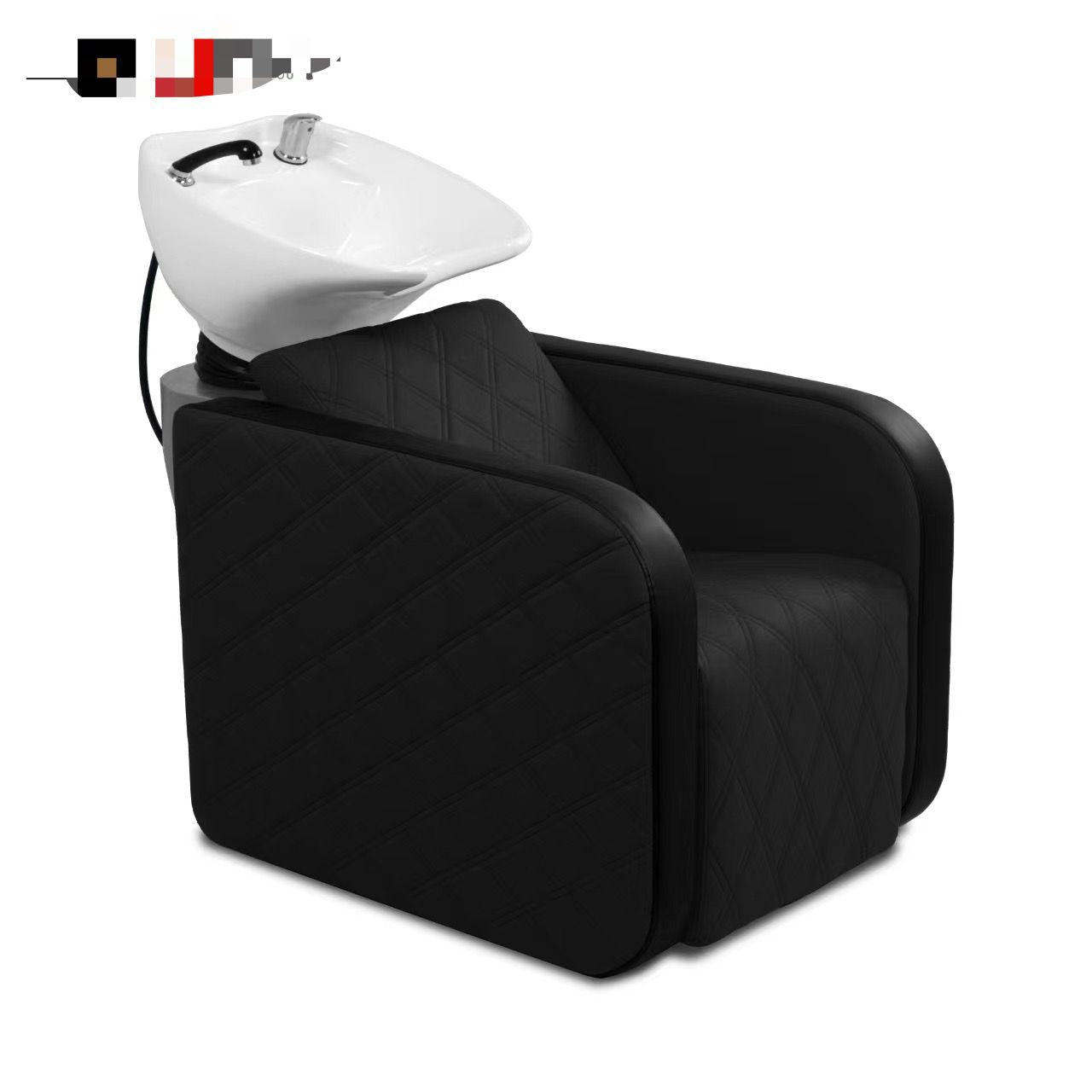 Karma Complete Shampoo Unit Clunes Manual Black With White Standard Basin 0315012104m