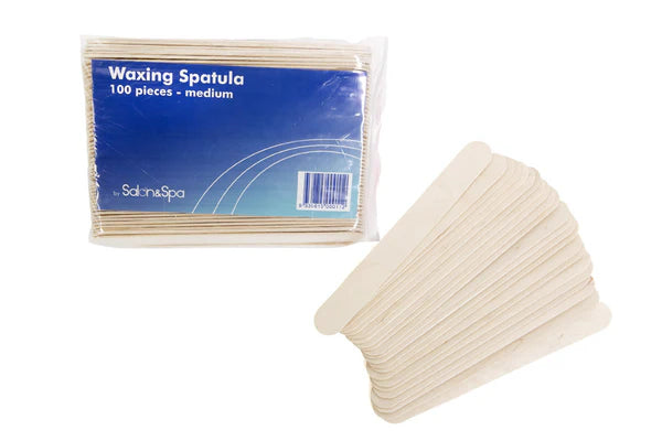 Salon And Spa Waxing Spatulas Medium 100pc
