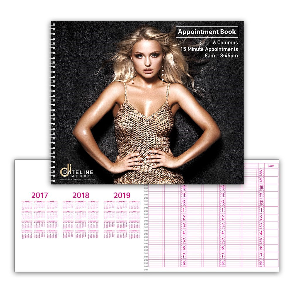 Dateline Professional 50 Page Appointment Book 6 Column