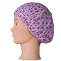 Dateline Shower Cap With Spots Purple