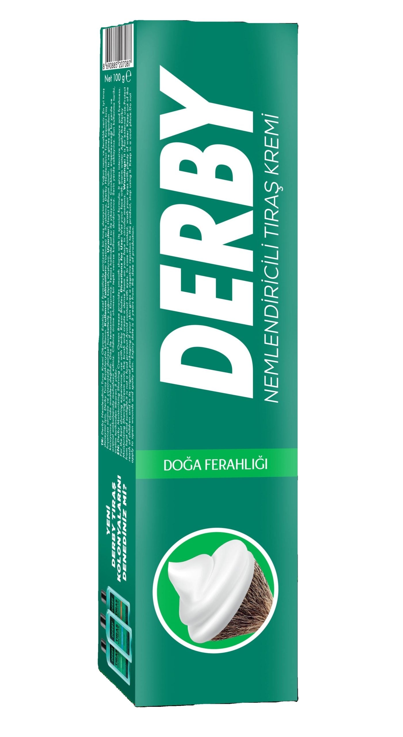 Derby Professional Turkish Shaving Cream Tube 100g - Natural Scent