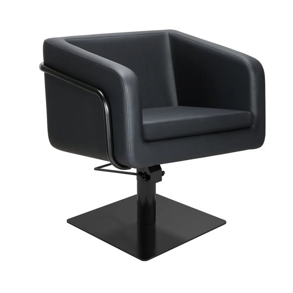 Mirplay Egan Styling Chair – Black (Square Base)