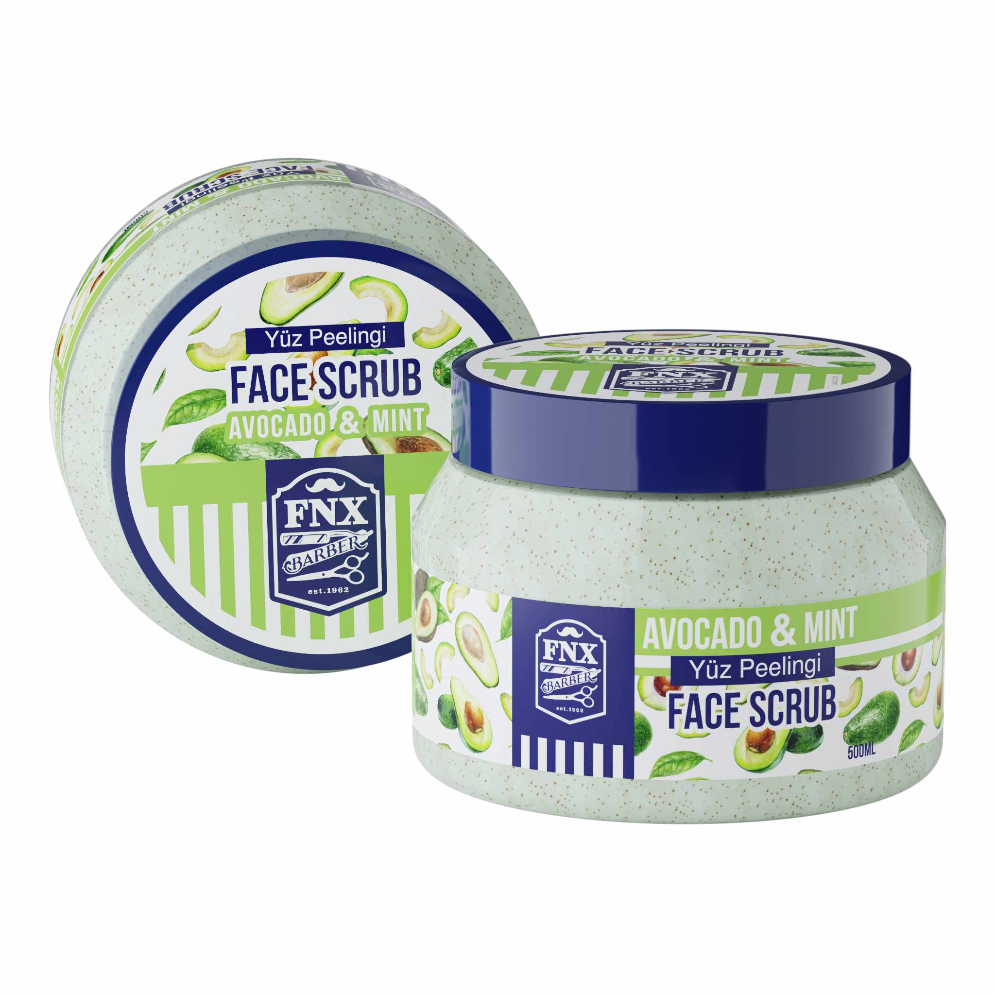 Fnx Peeling Facial Scrub Avocado Mint 500ml