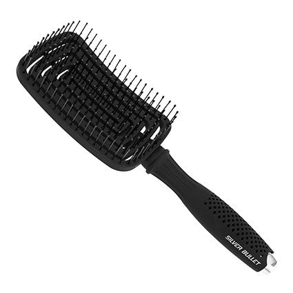 Silver Bullet Black Velvet Detangle Vent Brush