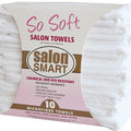Salon Smart Microfibre So Soft Salon Towels 40cm X 73cm 10pc White
